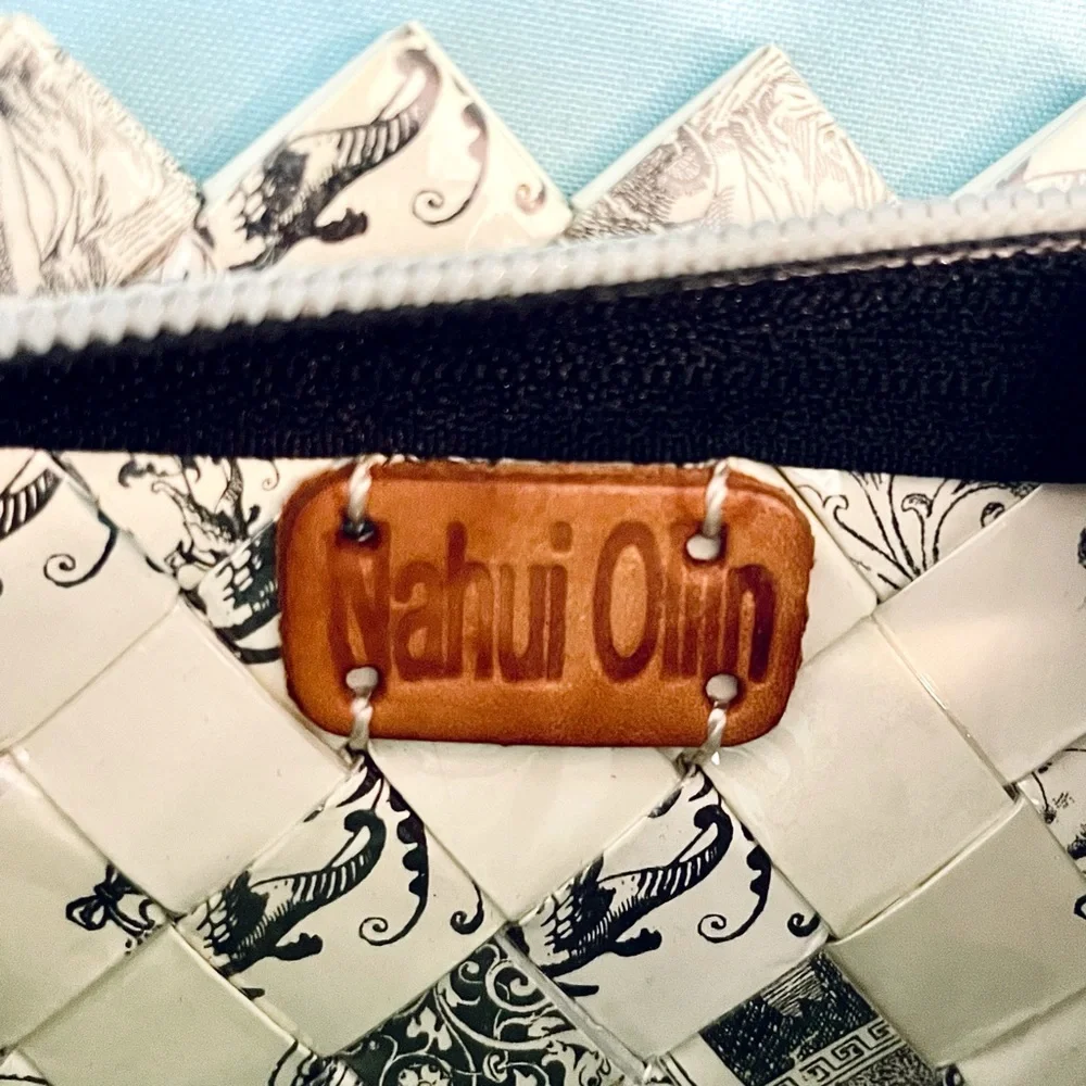 *Host Pick!* Nahui Ollin Vintage Candy Wrapper Cherub Print Medium Wristlet